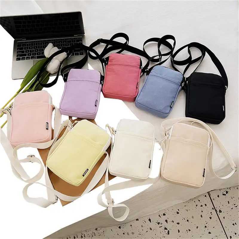 Ladies Candy Colored Small Bag Fashionable Multifunctional Mobile Wallet Macaron Solid Color Single Shoulder Crossbody BagW251028