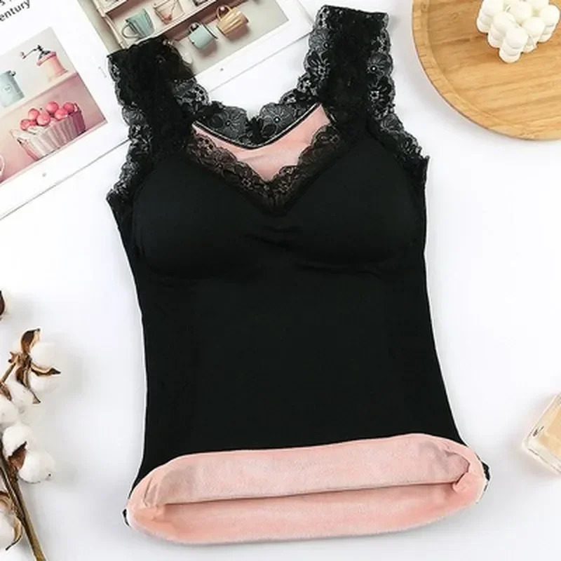 Thermal Underwear Plus Size Vest Thermo Lingerie Women Winter Clothing Warm Top Inner Wear Thermal Shirt Undershirt Intimate 251027