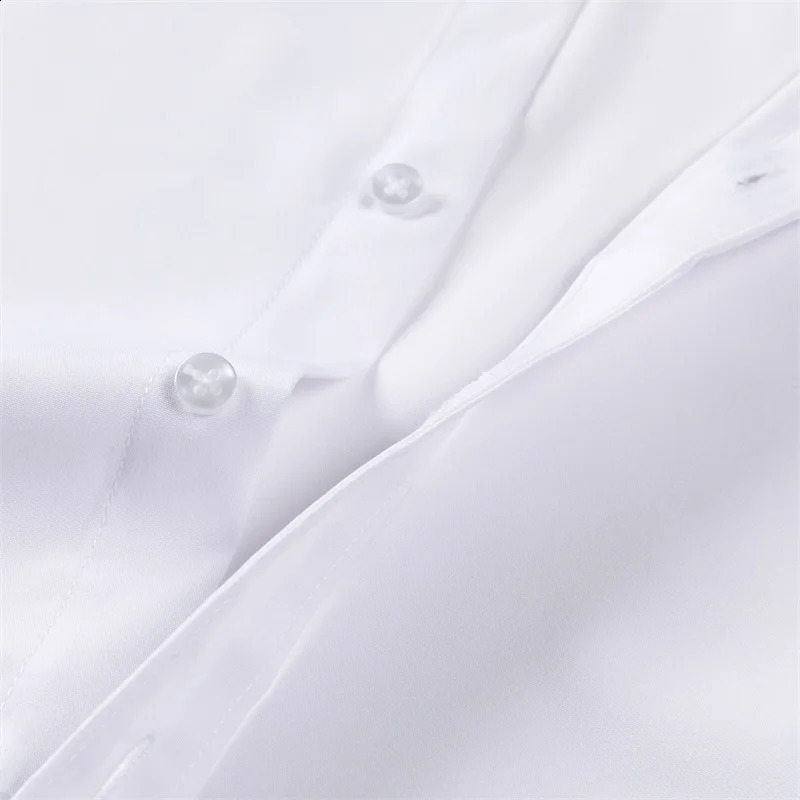 Men s Classic ButtonDown Shirt with Long Sleeves Solid Color Casual Business Top for Spring Streetwear and Beach Vacation 251020