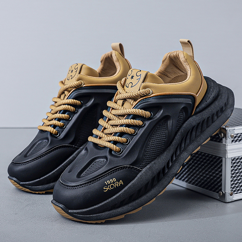 Fall casual shoes men's shoes Korean fashion dad shoes men's trendy shoes platform running sports shoes