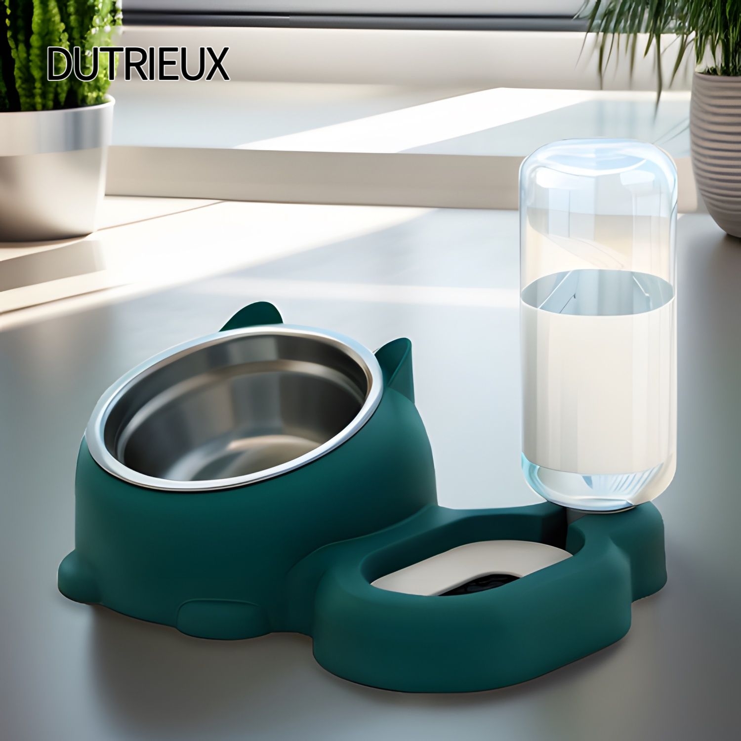 K3317 Smart pet feeder, stainless steel, durable and hygienic