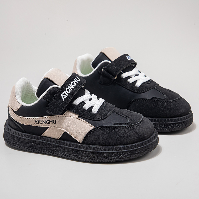 Fall Comfortable and Fashionable Sneakers Simple Velcro Kids Shoes Teen Kids Casual Shoes Lightweight2025