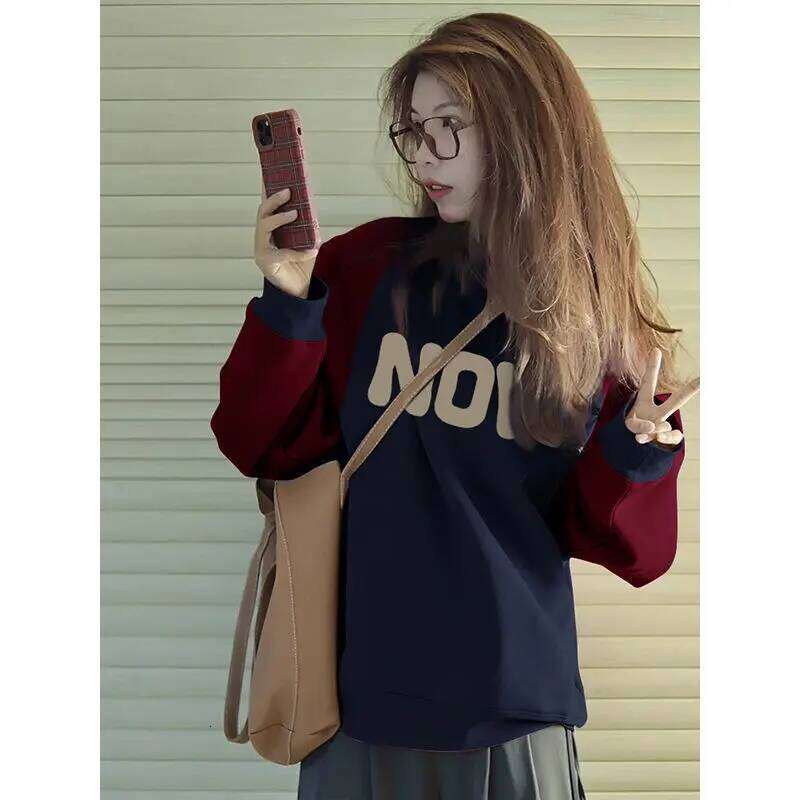 Women S Sweatshirts Female Clothing Fur Liner Minimalism Flexible Elegant Split Hipster Hiphop Half Zip Seasonal Girls Smoky