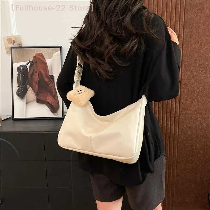 MAX22Retro PU Leather Shoulder Bag Ladies Large Capacity Underarm Bag Fashion Versatile Commuter Tote Bag For Women GiftsW251028