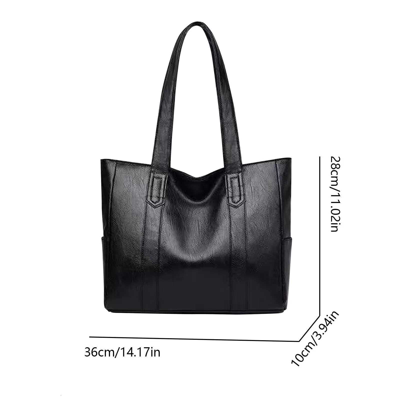 WomenS Large Capacity Tote Bag Single Shoulder Handbag Soft Leather Bag GiftFor Woman 2024 Bolsas Para MujeresW251028