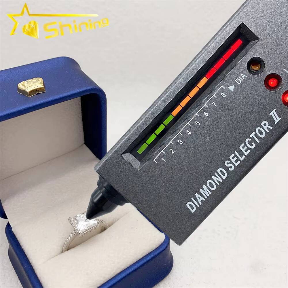 Wholesale Price 925 Sterling Silver D VVS Princess Cut Moissanite Ring Women Moissanite Wedding Rings Fine Jewelry