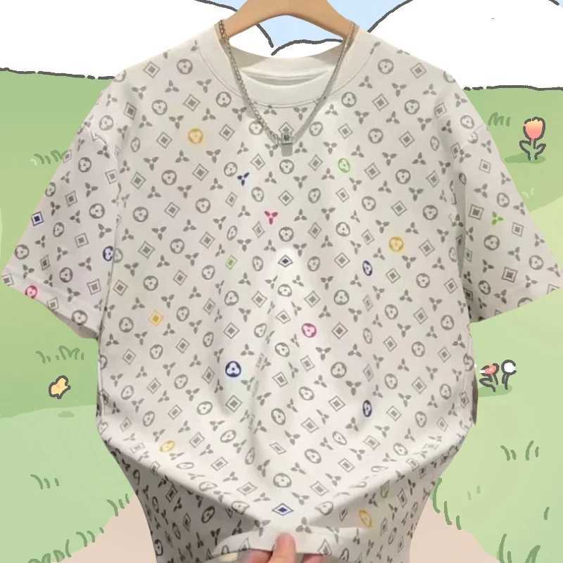 2025 New Mens Quickdrying Tshirt American Fashion Trend Luxury Brand Shortslved Comfortable Casual Sports Y2K Strtwear C251028