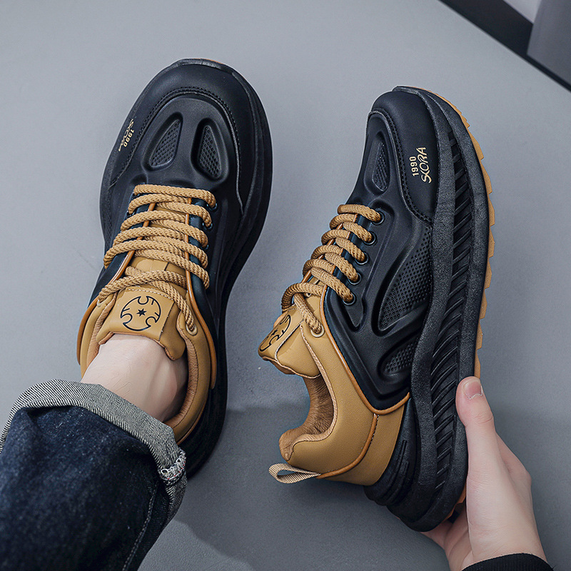 Fall casual shoes men's shoes Korean fashion dad shoes men's trendy shoes platform running sports shoes