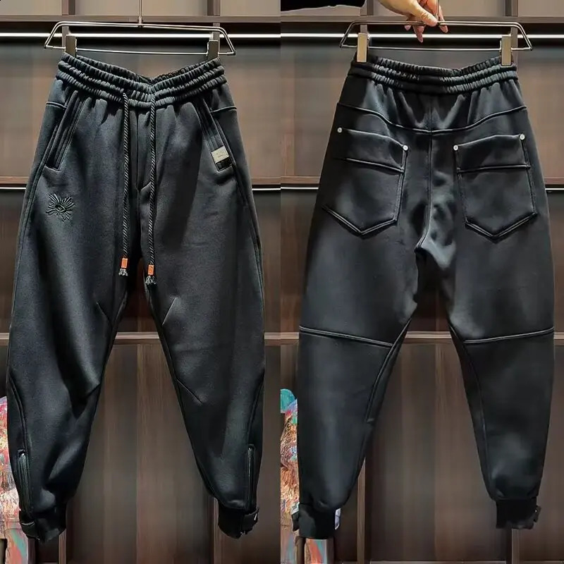 Wide Pants Man Jogger Men Clothing Mens Autumn Clothes Trousers Running Gym Sport Big Size Sweatpants 251027