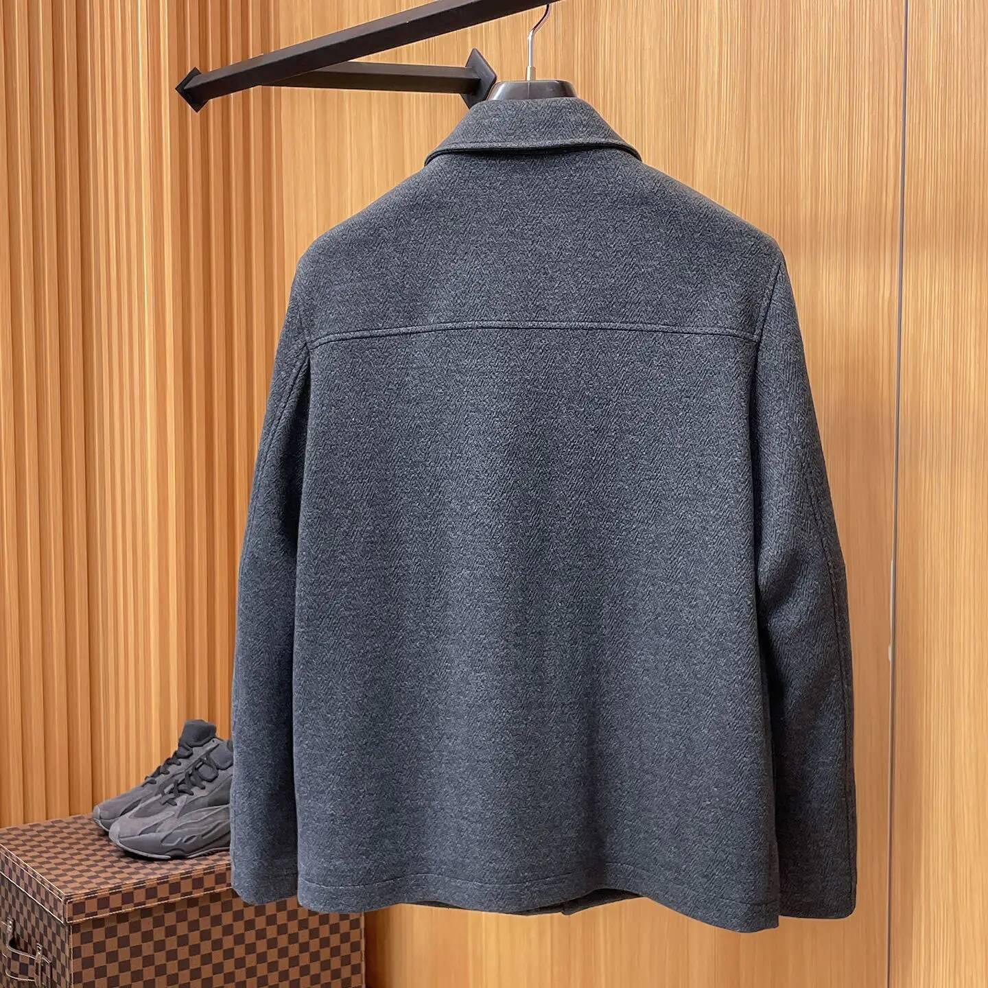 LP Italian 25Aw Old Money Wind Lapel Men's Jacket