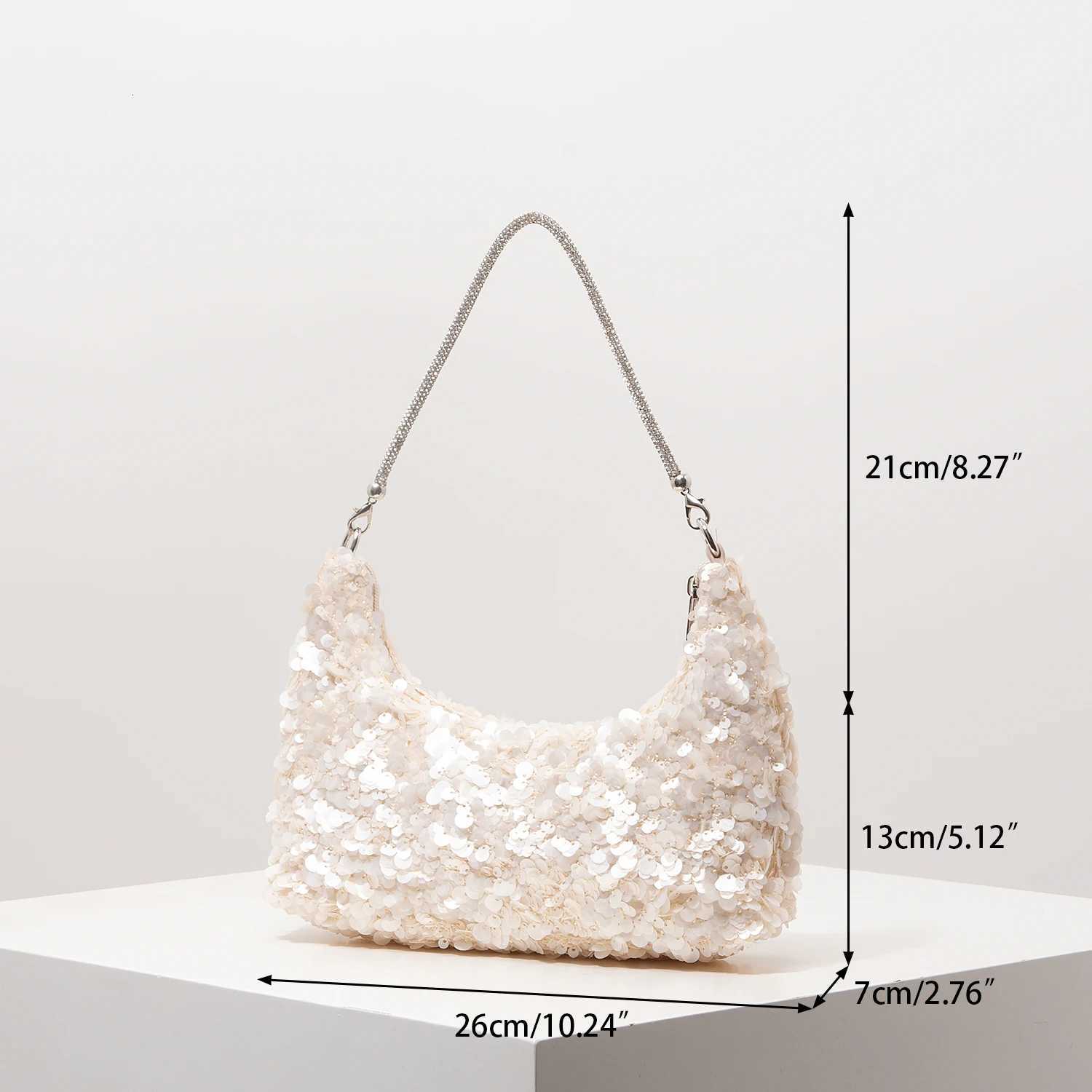 Sequin BagBridal PartyWomen Shoulder BagProm Dresses For WomenProm Accessories Bag For Women ElegantWedding ItemsW251028