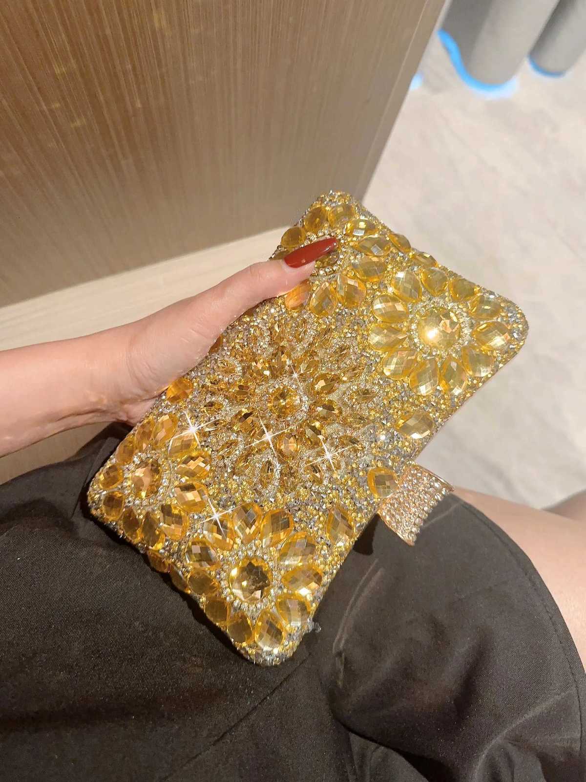 A Glitter Rhinestone Diamond Evening Bag Formal Party Bag Evening Dress Bag Prom Clutch Banquet Bag Chain Bag Wedding Bag Bridal Bag H251027