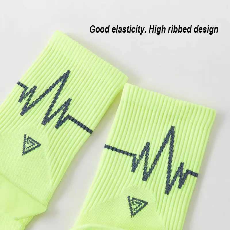13Pair Professional Running Socks Mens Women Marathon Whiteline Cycling Socks Men Lady Sport Running Sports Socks J251028