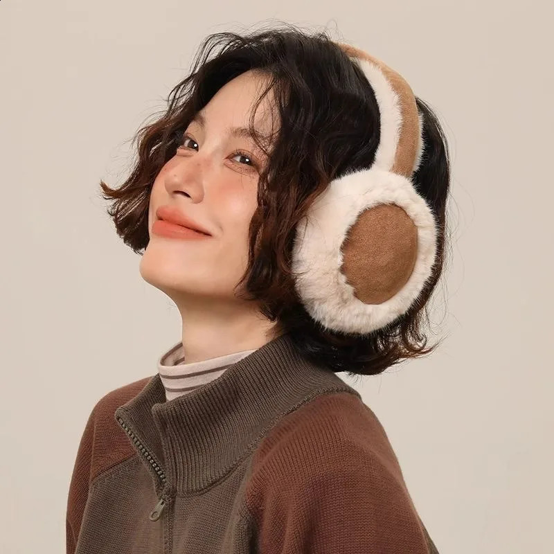 Plush Women Winter Earmuffs Foldable Soft Ear Warmers for Outdoor Activities Cold Weather Elegant Fashion Accessory Suitable 251027