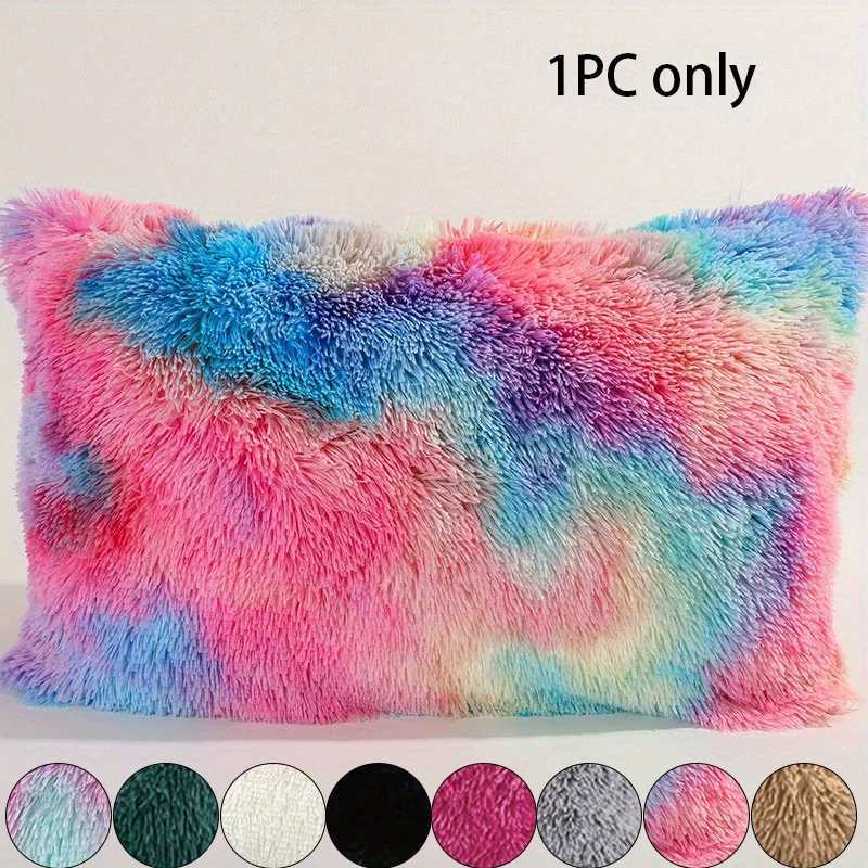 Pillow Case 1pc Faux Fur cases Velvet Super Soft and Cozy Wrinkle Fade Stain Resistant with Zipper Closure Bed Cases C251028