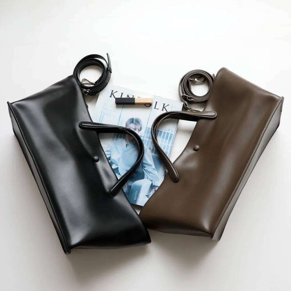 Designer Bags 2025 New Leather French Niche Fashion Casual Versatile Large-Capacity Handbag Commuter Messenger Tote Bag Hot Selling