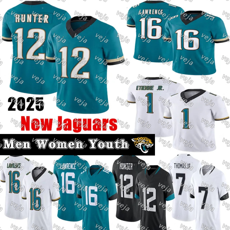 12 Travis Hunter Brian Thomas Jr. Trevor Lawrence Football Jersey Travon Walker Travis Etienne Bigsby Foye Oluokun Fred aylor Logan Cooke Hines-Allen Bhayshul Tuten