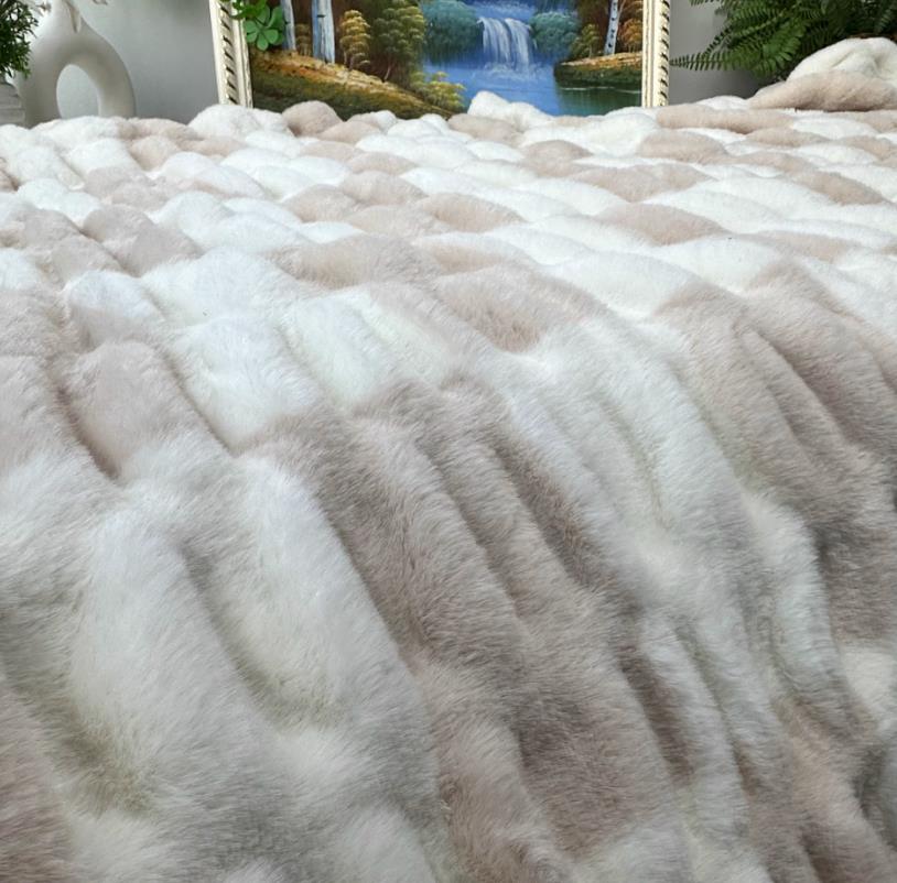 REGINA Cozy Chenille Chunky Knit Blanket Throw For Bed Sofa Bedroom Living Room Decorative Mat Rug Carpet Summer Quilt Blankets 240821