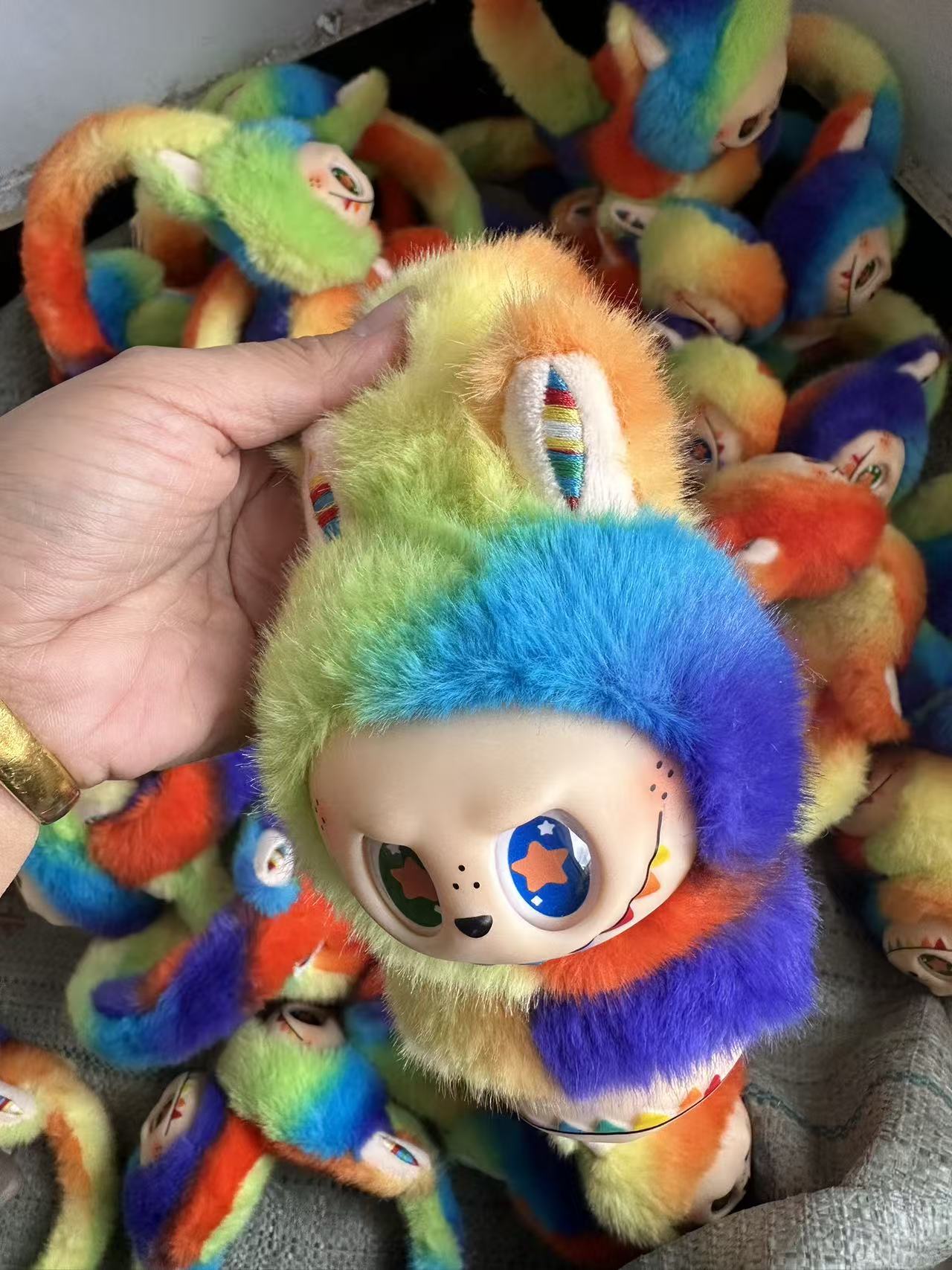 Kawaii Labubu Plush Earmuffs Ultra-Soft Monster Headband, Warm Winter Ear Protection, 10+ Candy Colors