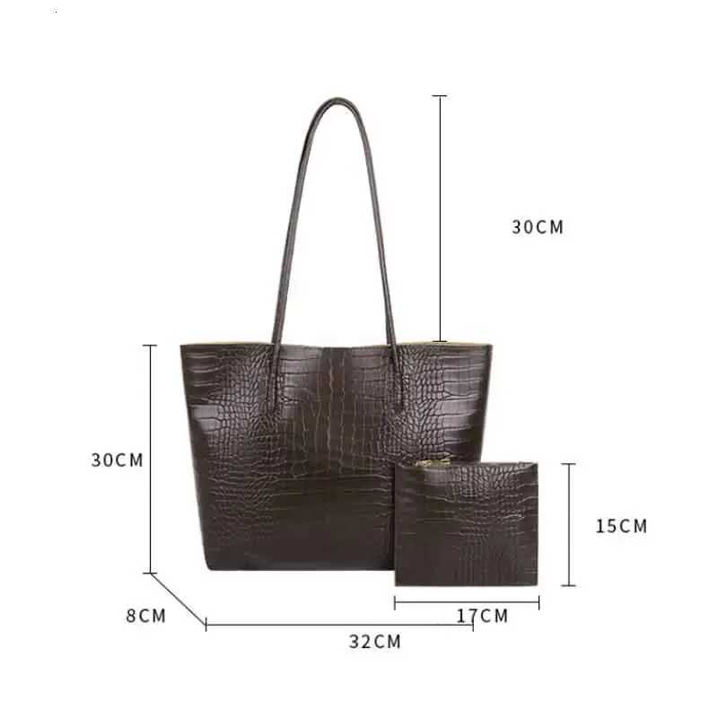 Large PU Leather Shoulder Bag for Women Fashion Trend Designer Female Fashion Handbags Purses Tote Bags Crossbody Bags for WomenW251028