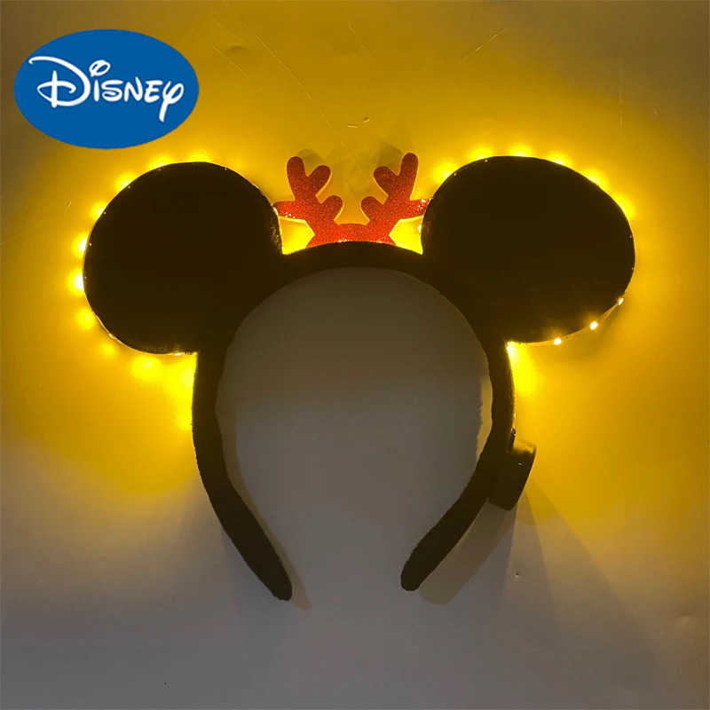 Disney Christmas Cute Character Glow-in-the-Dark Headwear with Lights: Perfect Accessory for Festive Celebrations designer H251119