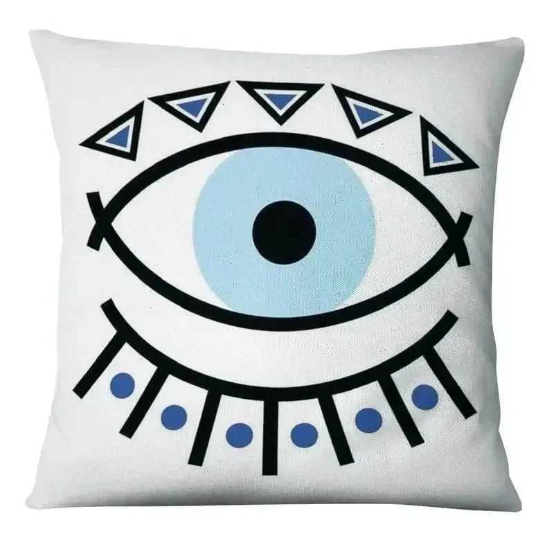 Pillow Case Evil Eye Square throw cover with short plush print for living room sofa decoration cushion cover covers decorative C251028