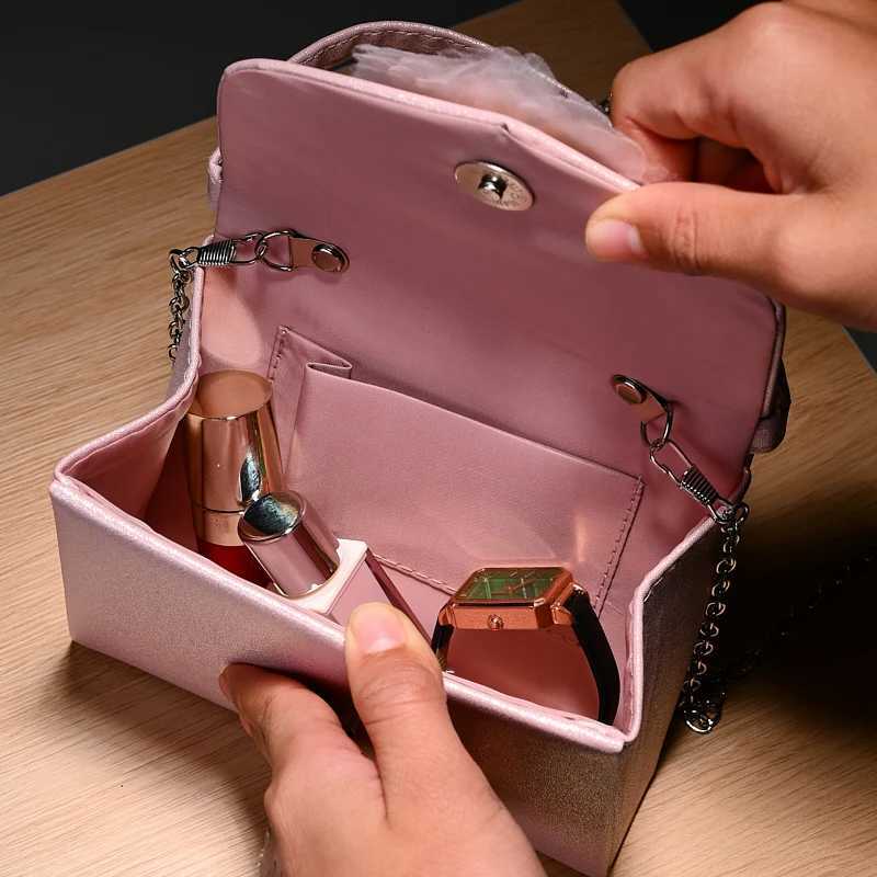 Elegant Lady Hand Flower Bag Crossborder Fashion Wedding Evening Bag for Women Gift for Birthday Party H251027