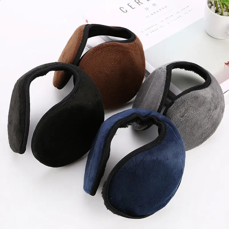 Winter Thicken Fur Earmuffs for Men Women Velvet Ear Cover Outdoor Cycling Skiing Warm Plush Fleece Winter Ear Muffs Protector 251027