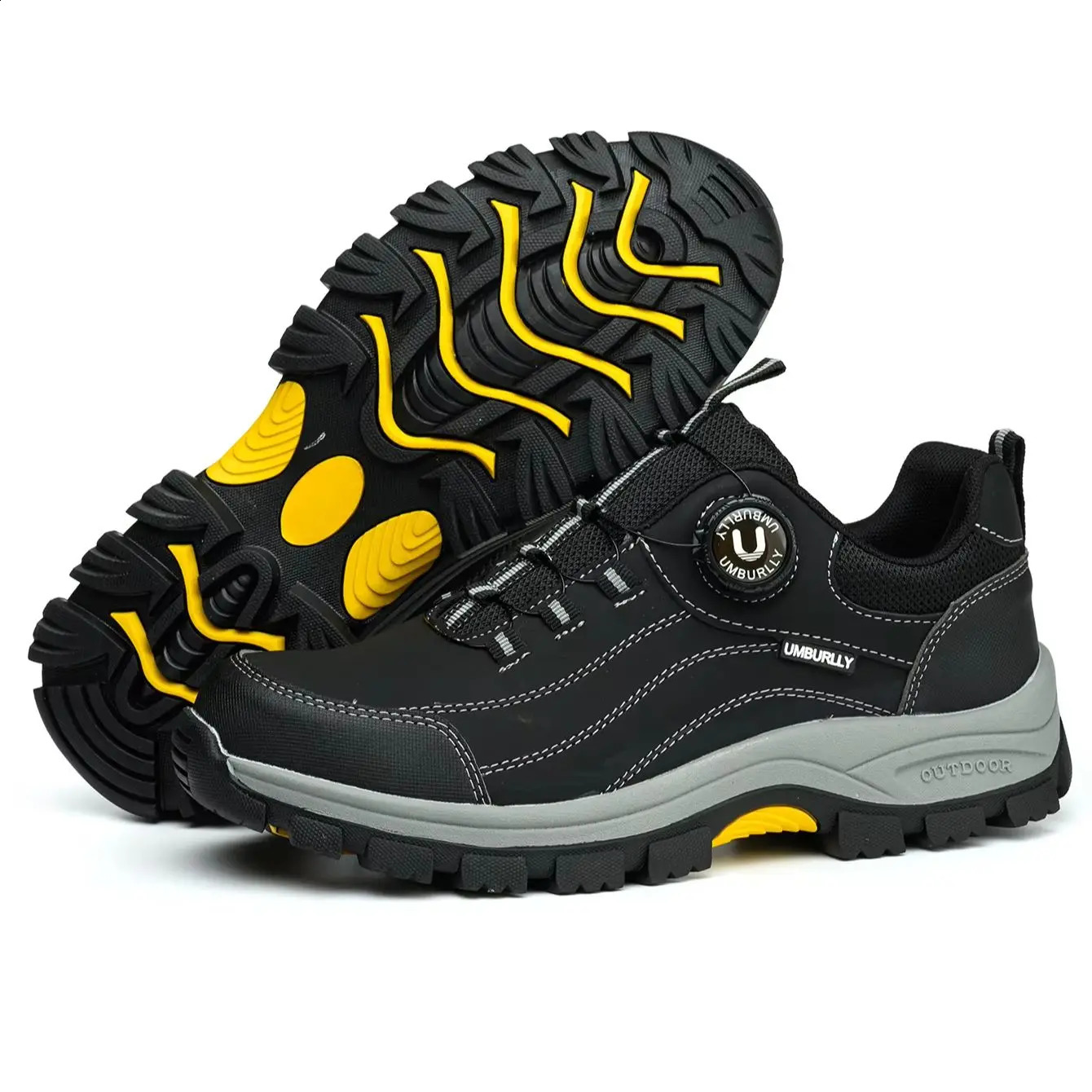 Mens Steel Head Safety Shoes Puncture And Smash Resistant Lightweight Sole Breathable Upper for Outdoor Workshop Work Shoes 251023