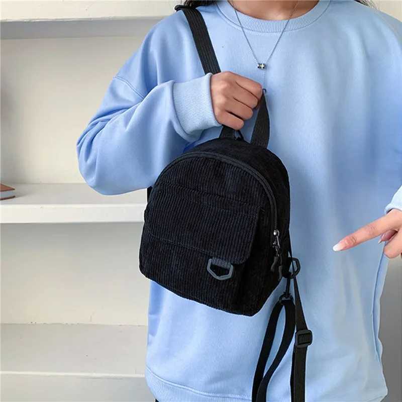 Mini Backpack Square Bag Korean Version Fashionable Sweet Shoulder Bag Females Schoolbag Stylish Simple Crossbody Bag CasualW251028