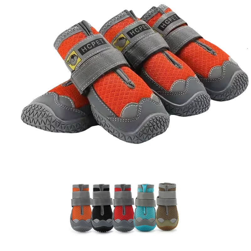 Dog Shoes NonSlip Soles Thick Plush Protection Paw Pet Shoes Warm For Dog NonSlip Dog Shoes Breathable Climbing Pets Booties a251028