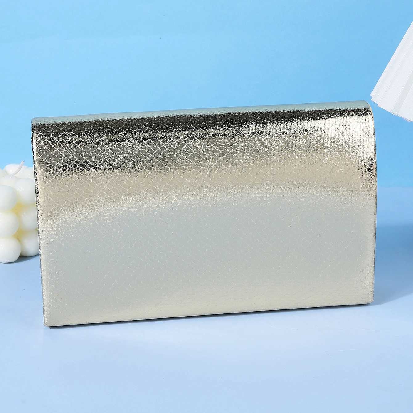 Senior Ladies Fashion Evening Gown Bag with Metal Chain Single Shoulder Satchel for Marriage Party Dinner H251027