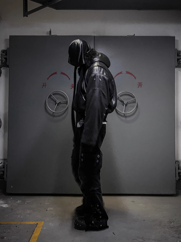 Mauroicardi Spring Autumn Cool Short Oversized Thick Warm Pu Leather Jacket Men with Faux Fur Trim Hood Luxury Designer Clothes 251027