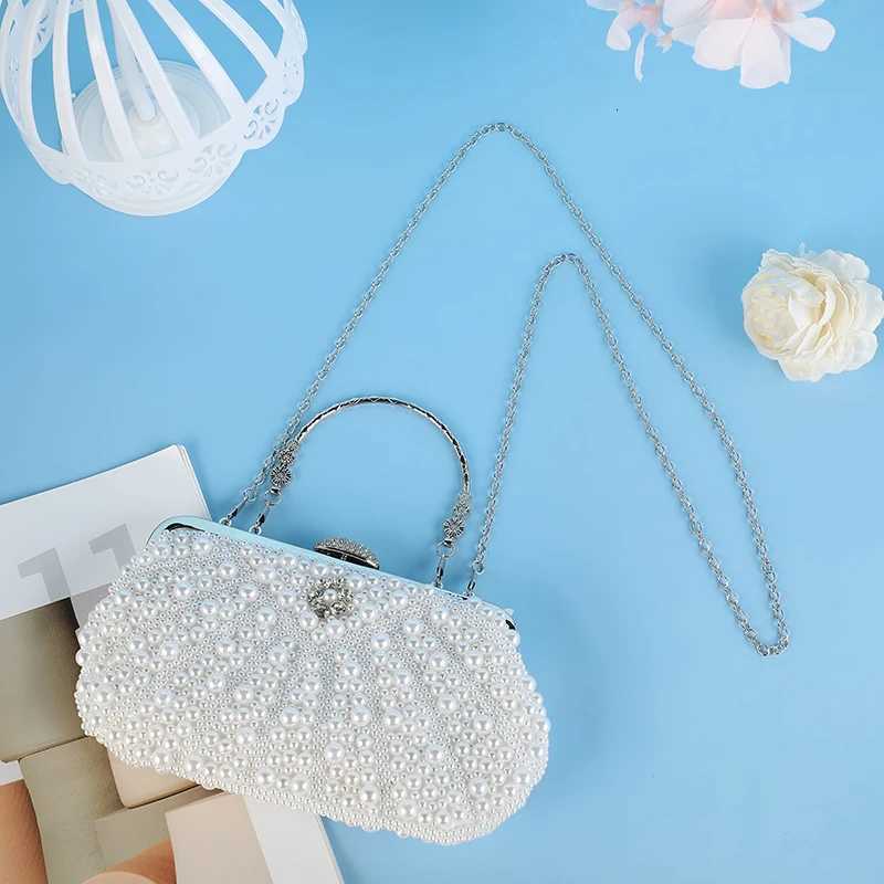 Diamond Carrying Bag Versatile Beaded Evening Dress Popular Fashion Metal Chain Shoulder Bag Handmade Beaded Embroidery Bag H2510271