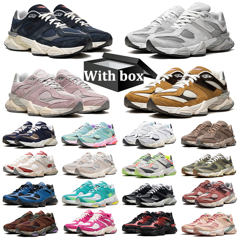 With box designer running shoes for men women color-blocked versatile sneakers outdoor newXbalance9060newXbalance sports trainers