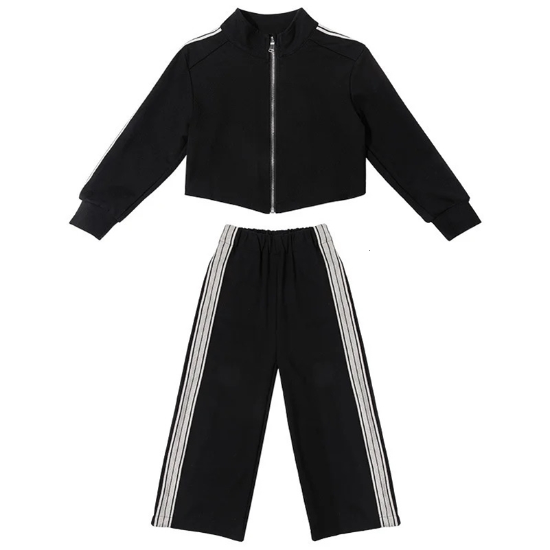 Girls Fashion Casual Sets Children Spring Autumn Sports Suits Kids Longsleeved JacketPants 2Pcs Outfits Trend Clothes 251027