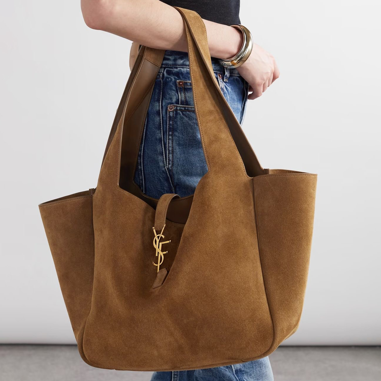 Suede Totes Designer Luxury Metallic Large Capacity Leather Handbag Fashion Classic Shopping Bag Letter Ladies Minimalist Handbags