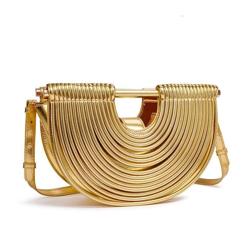 Lightweight Large Capacity 2025 New High Street Line Design Handbag Luxury Style Single Shoulder Crossbody Bag