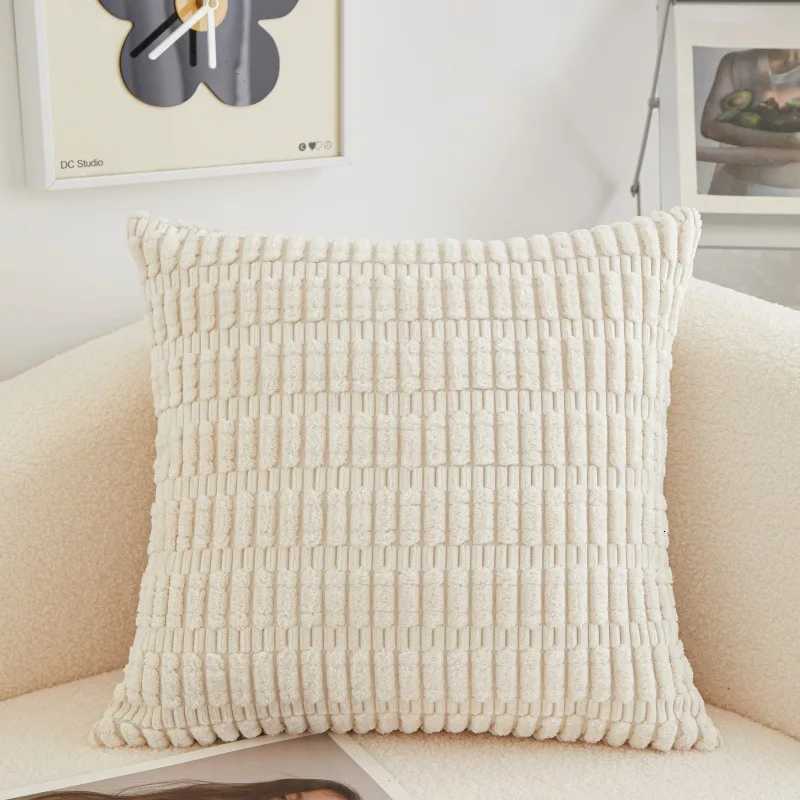 Pillow Case Luxury Nordic style office sofa throw square corn velvet case lumbar living room cushion pad cover C251028