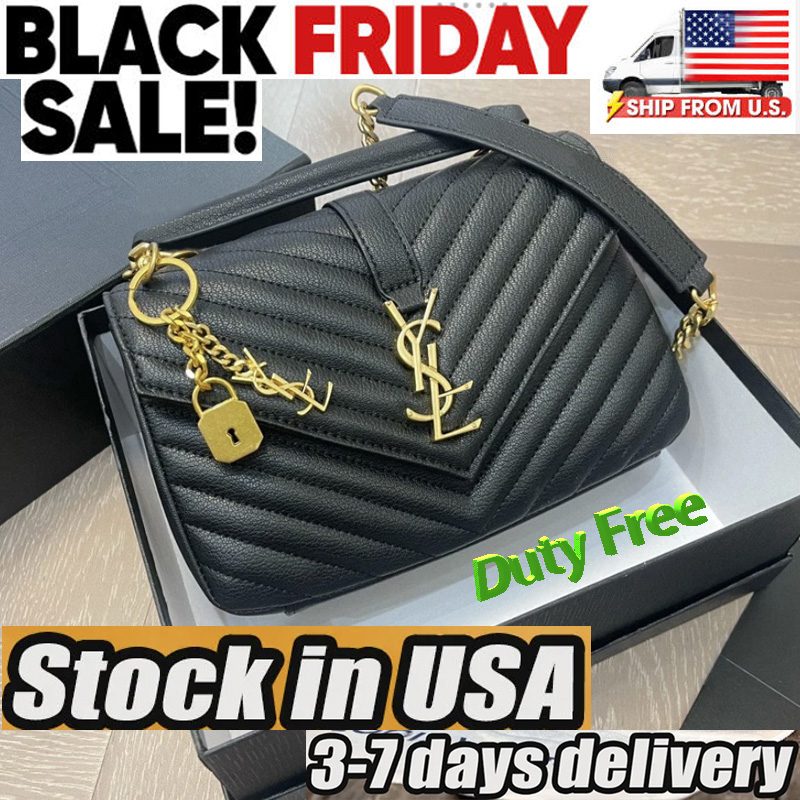 Cross Body Designer Bag Luxury Bag Shoulder Bag Chains Bag Black Handbag Versatile Classic Leather Crossarm Bill of Lading Medium Women Black Sandwich Zipper Bag