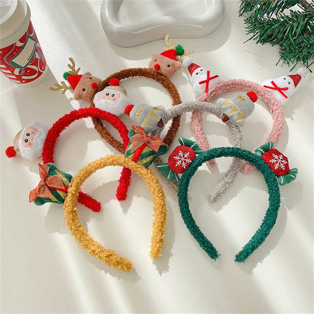 Disney Christmas Cute Snowman & Elk Holiday Themed Plush Headwear for Girls - Fall/Winter Seasonal Accessory designer H251119