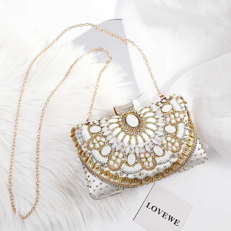Beaded Rhionestone Sequin Handbag Women Bags Ladies Metal Bags Women Handbags Ladies Mini Bags Women H251027