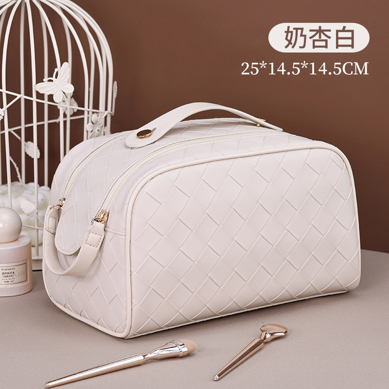 Luxury Brand Designer Bag New Portable Handheld Makeup Bag Large Capacity High-End Double Zipper Cosmetic Organizer Bag