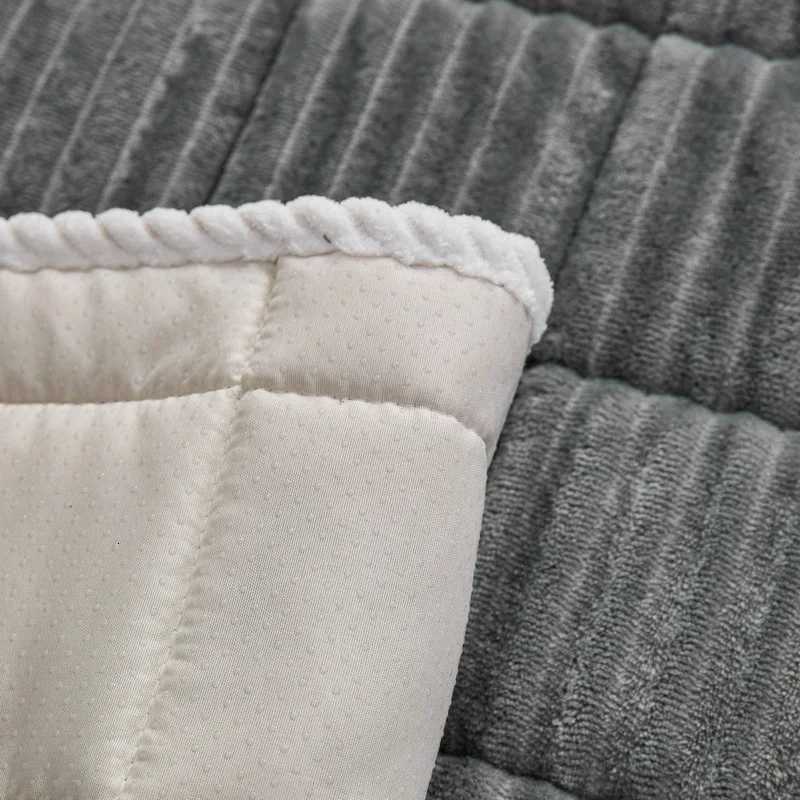 1pc Solid Color Soft Thicken Plush Sofa Towel Warm Winter Sofa Cover Antislip Dustproof Couch Covers for Living Room Home C251028