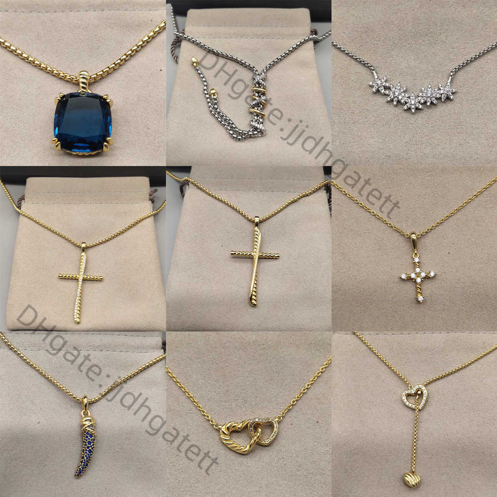 Designer Necklace Cross Snake Shaped 50cm Spiral Pendant Love Woman Necklaces Delicate Trendy Female Ornaments Extravagant Women Gold Silver Color Birthday Gift