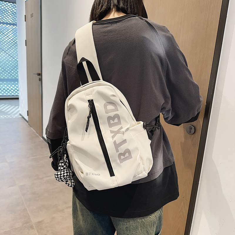 Versatile Unisex Lightweight Ins Style Casual Chest for Outdoor Travel with Unique Design Crossbody Shoulder Bag