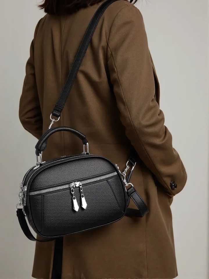 New Fashion Womens Crossbody Bag Multiple Pockets Small Round Buns Storage Wallet Shoulder Bag Daily CommutingT251028