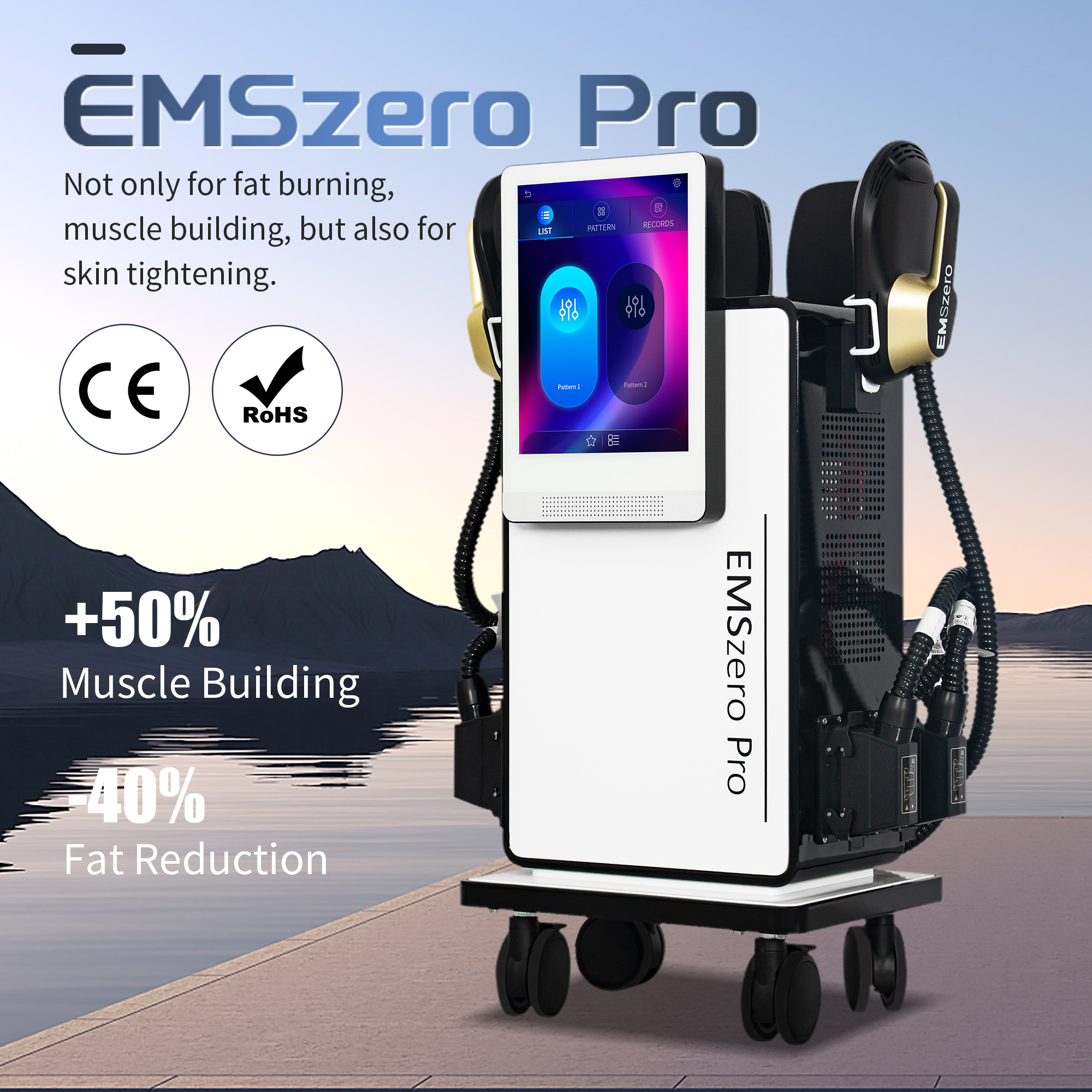 High-end EMS Sculppt Body Sculpting RF Slimming Machine EMSzero Weight Loss And Muscle Building Electromagnetic Muscle Stimulator CE/ROHS