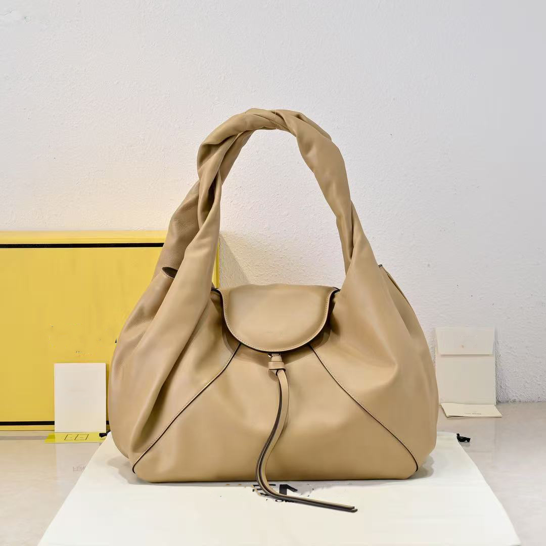 Smooth Genuine Leather Designer Tote Bag SPY Twist Handle Crossbody Bags Hidden coin pocket on flip cover Ladies cow Leather Travel Shoulder Bag Retro Large