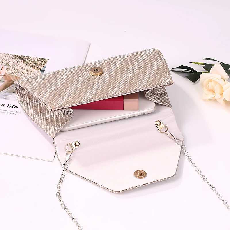 Chain Light Shoulder Bag Womens Fashion Clutch Handbag Simple Dinner Party Travel Storage Bag H251027